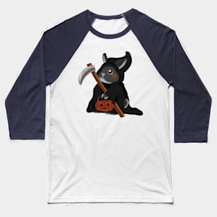 Rabbit as Grim Reaper _ Bunniesmee Halloween Edition Baseball T-Shirt